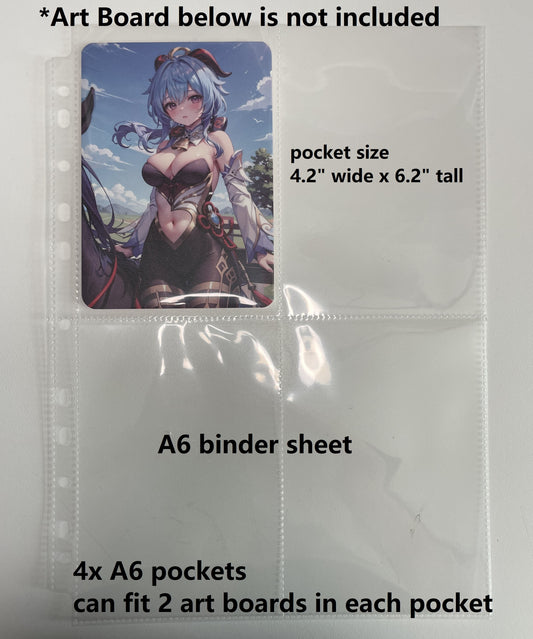 A6 Binder Sheet (10x sheets)