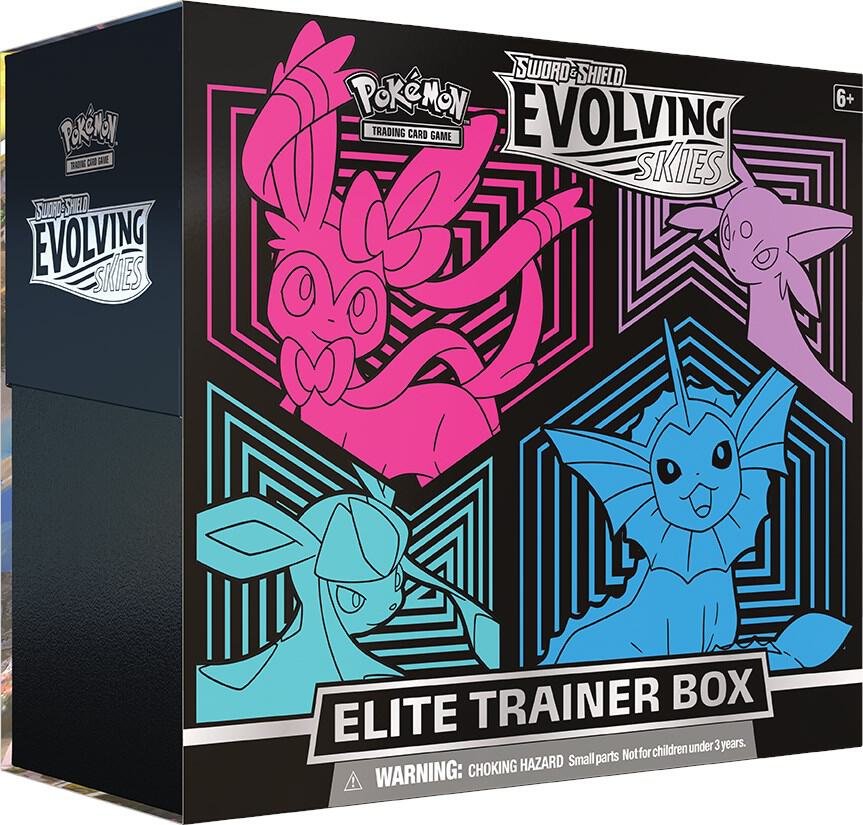 SWSH 7 Evolving Skies Elite Trainer Box [Glaceon/Vaporeon/Sylveon/Espeon]