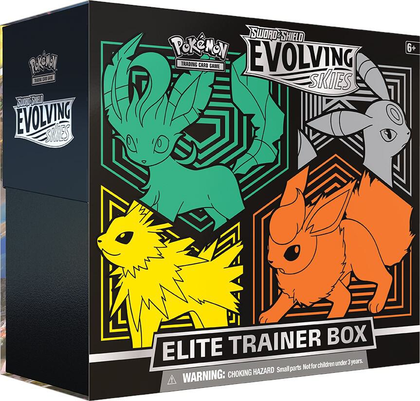 SWSH 7 Evolving Skies Elite Trainer Box [Flareon/Jolteon/Umbreon/Leafeon]